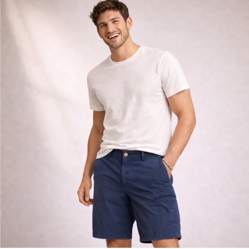 Columbia Omni-Shade Men’s Outdoor Shorts 32W 10L Gray Performance Hiking